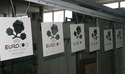 wiszące napisy Euro 2012